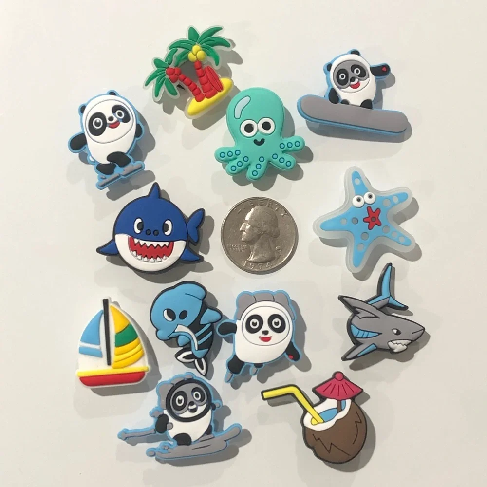 Shoe Charms for Crocs Panda and Nautical Mix